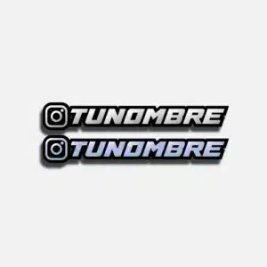Sticker de instagram para autos